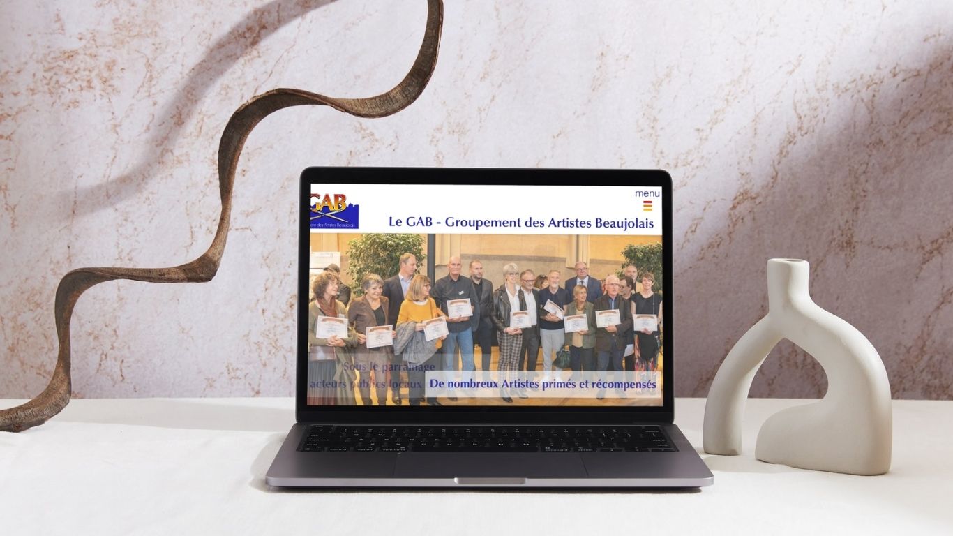 Groupement des Artistes Beaujolais - Refonte de site internet